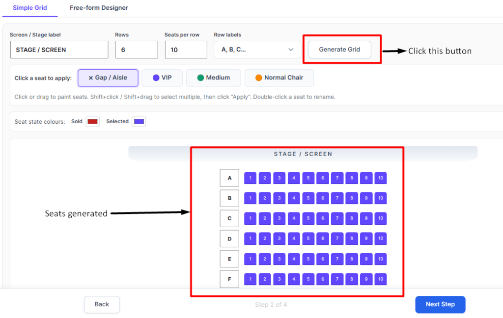 How to Add Event Seating Plan Using Seat Plan Addon 8