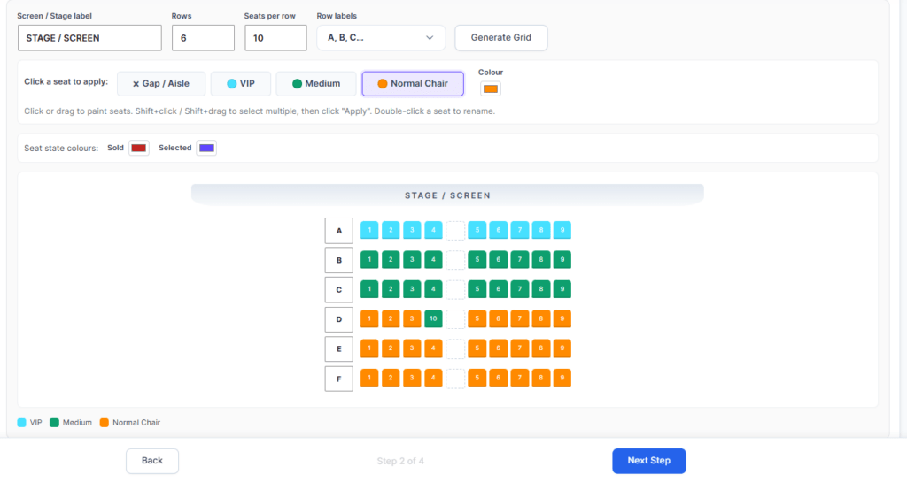 How to Add Event Seating Plan Using Seat Plan Addon 13