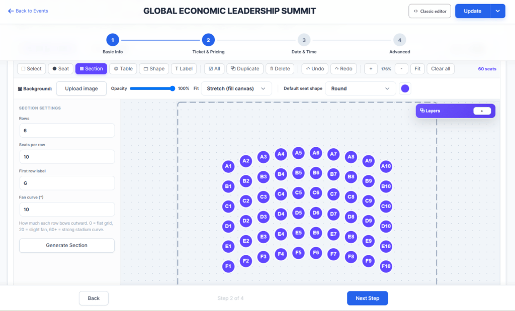 How to Add Event Seating Plan Using Seat Plan Addon 26
