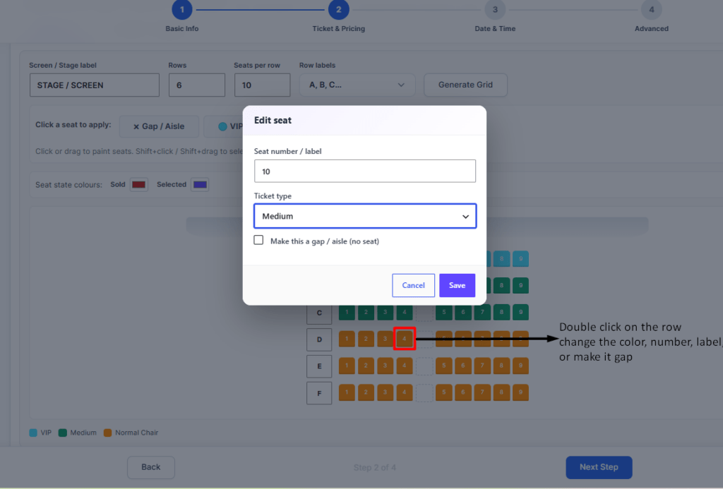 How to Add Event Seating Plan Using Seat Plan Addon 12