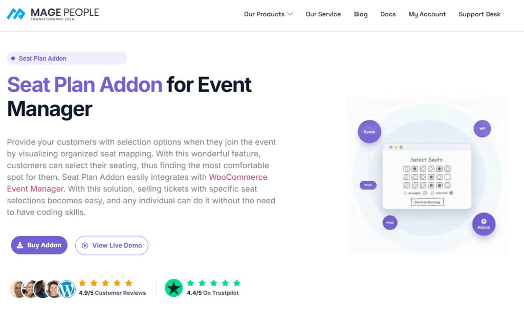 How to Add Event Seating Plan Using Seat Plan Addon 3